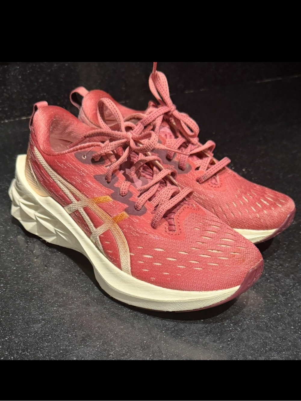 ASICS Novablast 2 Women's Coral-Peach Running Sneakers